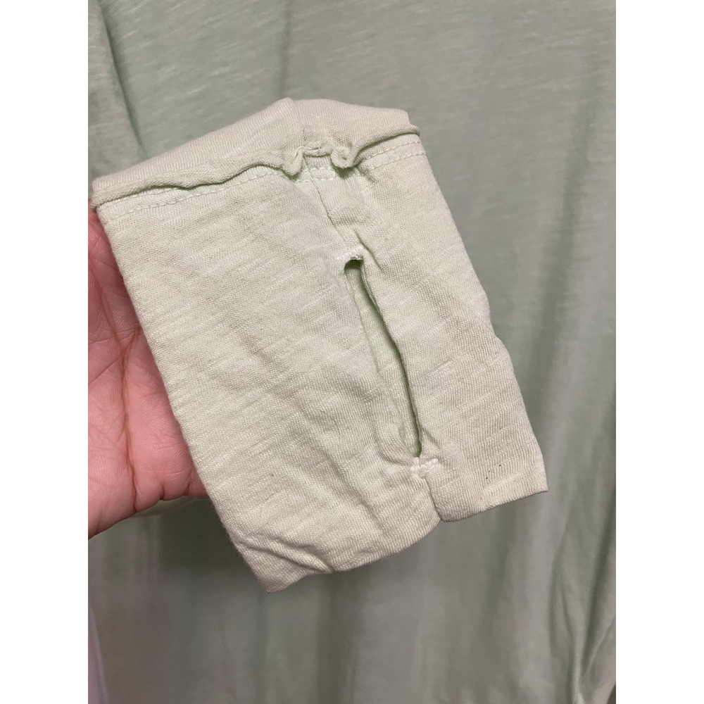 NWT We The Free People Arden Tunic Womens Green Oversized Slub Cotton - Picture 6 of 13